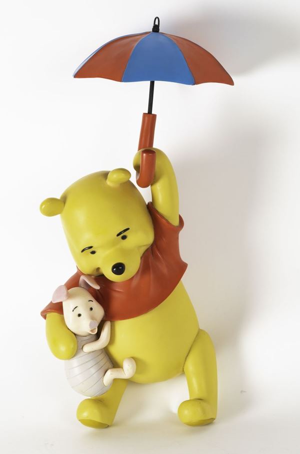 Winnie de Phoo e Pimpie con ombrello