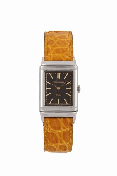 Jaeger Lecoultre, Reverso, Case No. 467897. Raro, Orologio da Polso, in Acciaio, Reversibile. Rea...