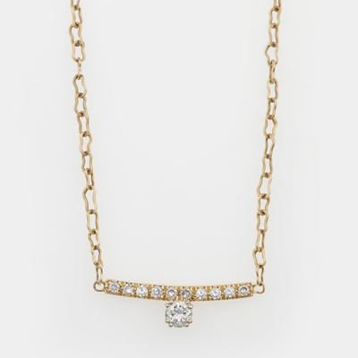 Girocollo con Diamante Centrale di Ct. 0,20 Circa