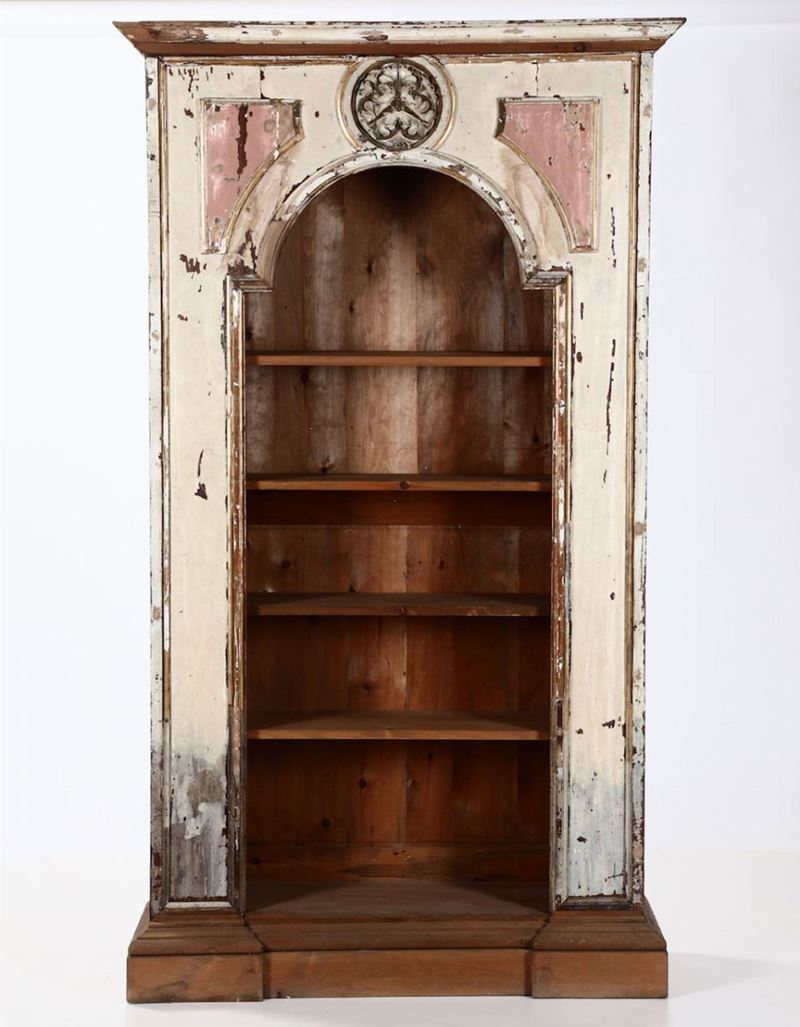Libreria ricavata da elementi antichi  - Auction Furniture - Cambi Casa d'Aste