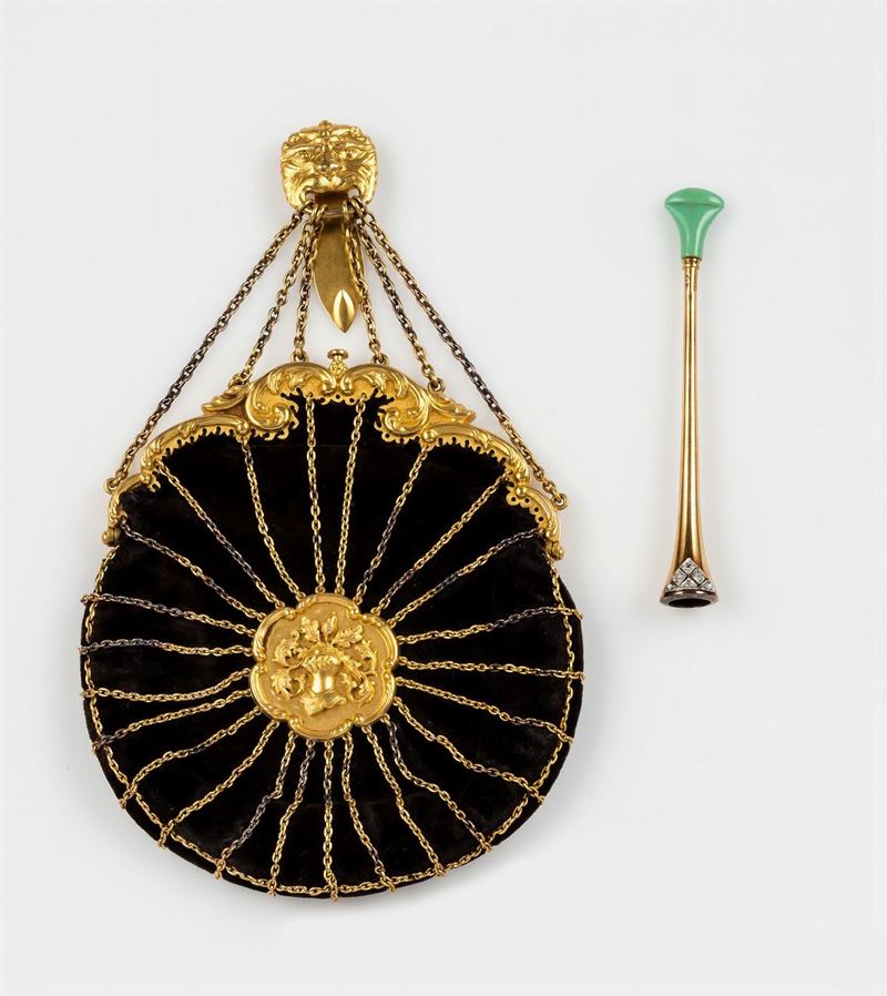 Cigarette holder and little bag  - Auction Fine Jewels - Cambi Casa d'Aste