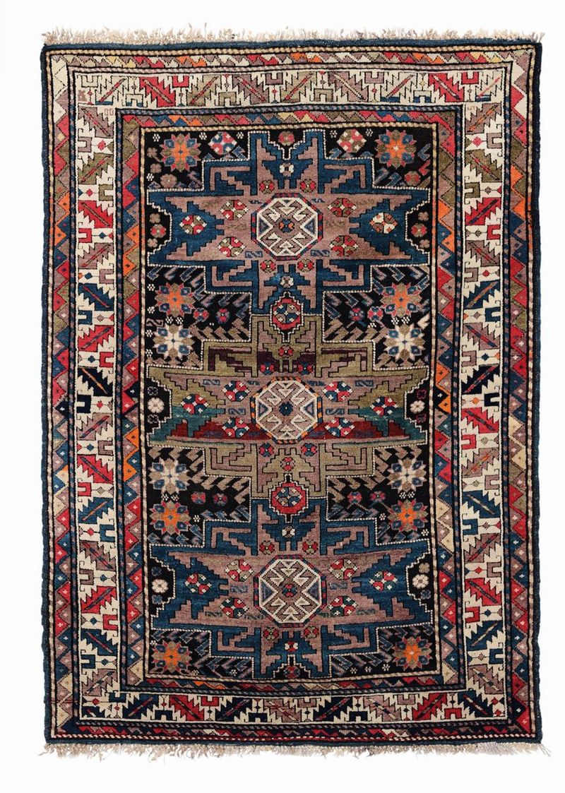Tappeto Shirvan Lesghi, Caucaso inizio XX secolo  - Auction Antique Carpets - Cambi Casa d'Aste