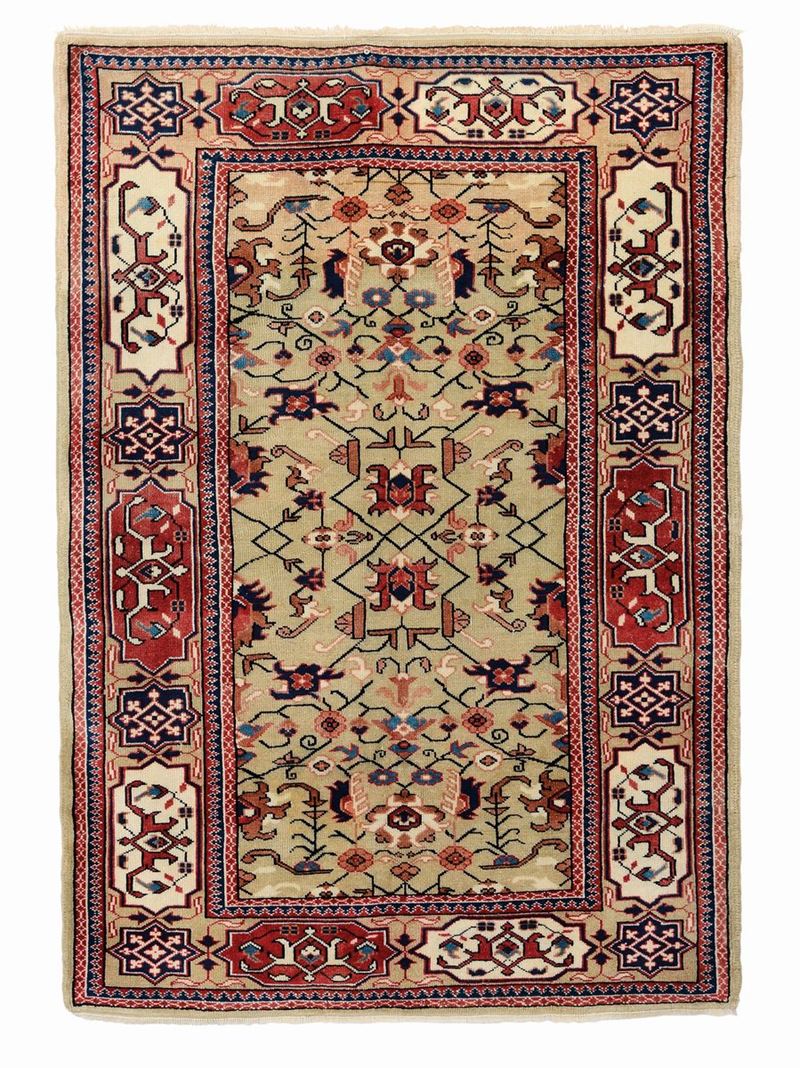Interessante tappeto, anatolico 1940 circa  - Asta Tappeti Antichi - Cambi Casa d'Aste
