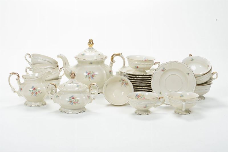 Servizio da tè in porcellana Bavaria, XX secolo  - Asta Ceramiche - Asta a Tempo - Cambi Casa d'Aste
