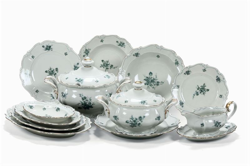 Servizio da tavola Germania, Turingia, Manifattura Reichenbach, XX secolo  - Asta Antiquariato - Cambi Casa d'Aste