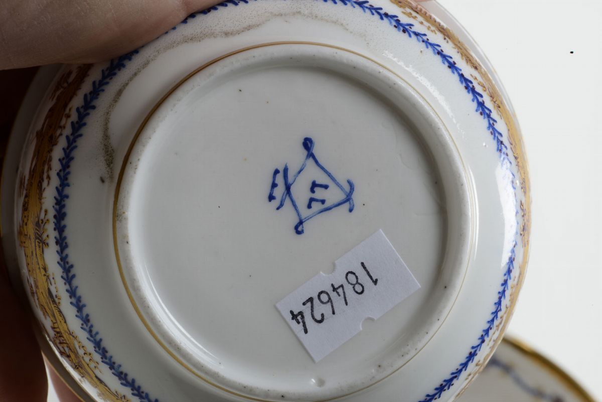 Due Tazze da Brodo Sèvres, XVIII Secolo
