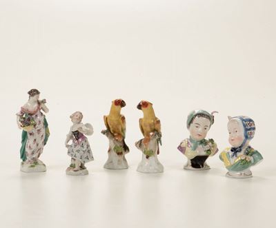 Sei Figurine Manifatture di Meissen, Turingia e Dresda, Prima Metà del XX Secolo