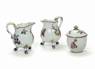 Due Lattiere e una Zuccheriera Vincennes, 1750 Circa