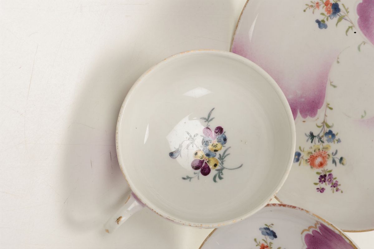 Coppia di Tazzine Meissen, 1770 Circa