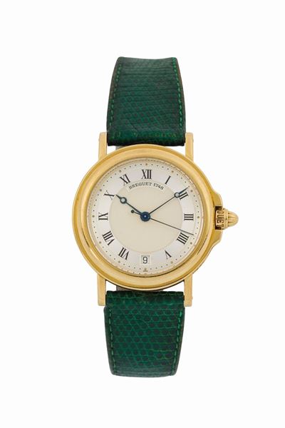 Breguet, Horloger De la Marine, Cassa No. 1748b, Ref. 3400ba. Orologio da Polso, in Oro Giallo 18...