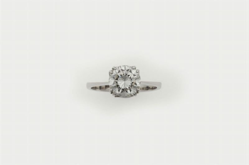 Brilliant-cut diamond weighing 1.66 carats  - Auction Fine Jewels - Cambi Casa d'Aste