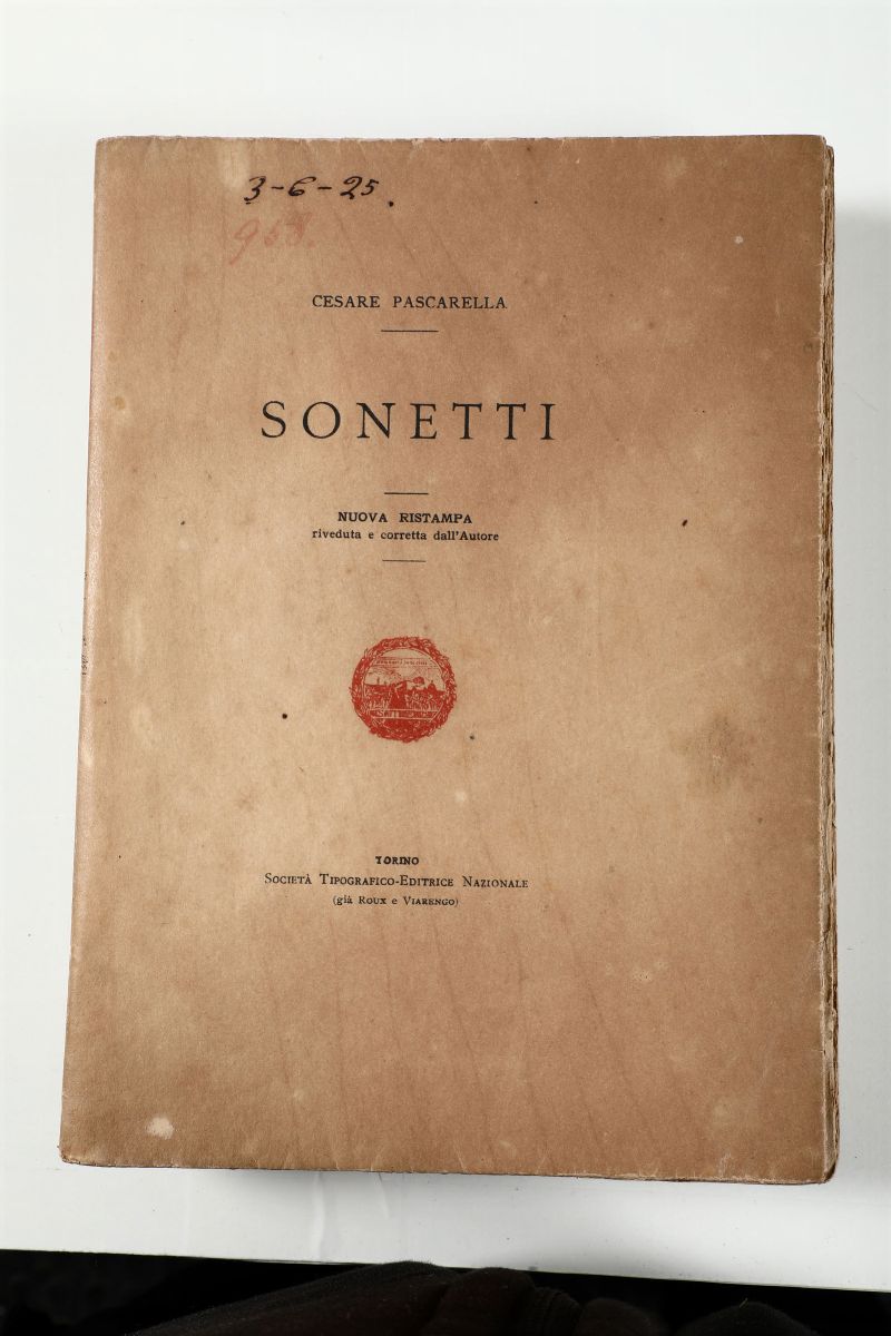 Lotto di Letteratura Italiana del '900pascarella Prose 1920+pascarella Sonetti 1907+ D'annunzio E...