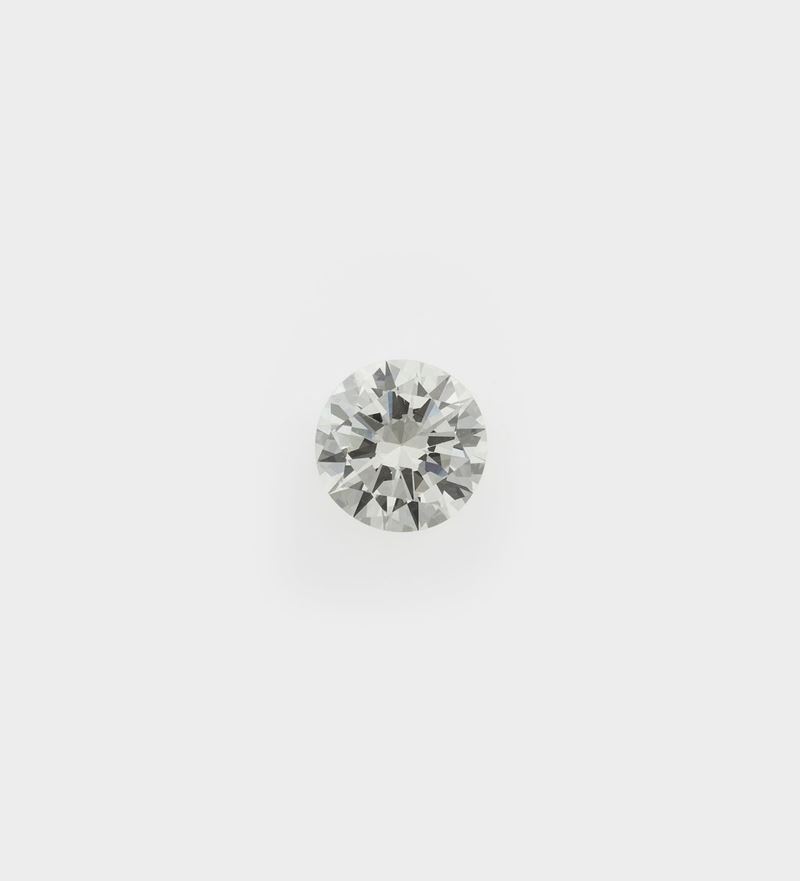 Brilliant-cut diamond weighing 2.41 carats  - Auction Fine Jewels - Cambi Casa d'Aste