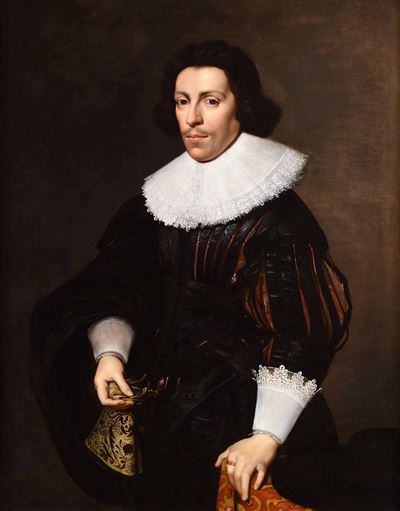 Aert Mytens (1590-1647)ritratto di Gentiluomo