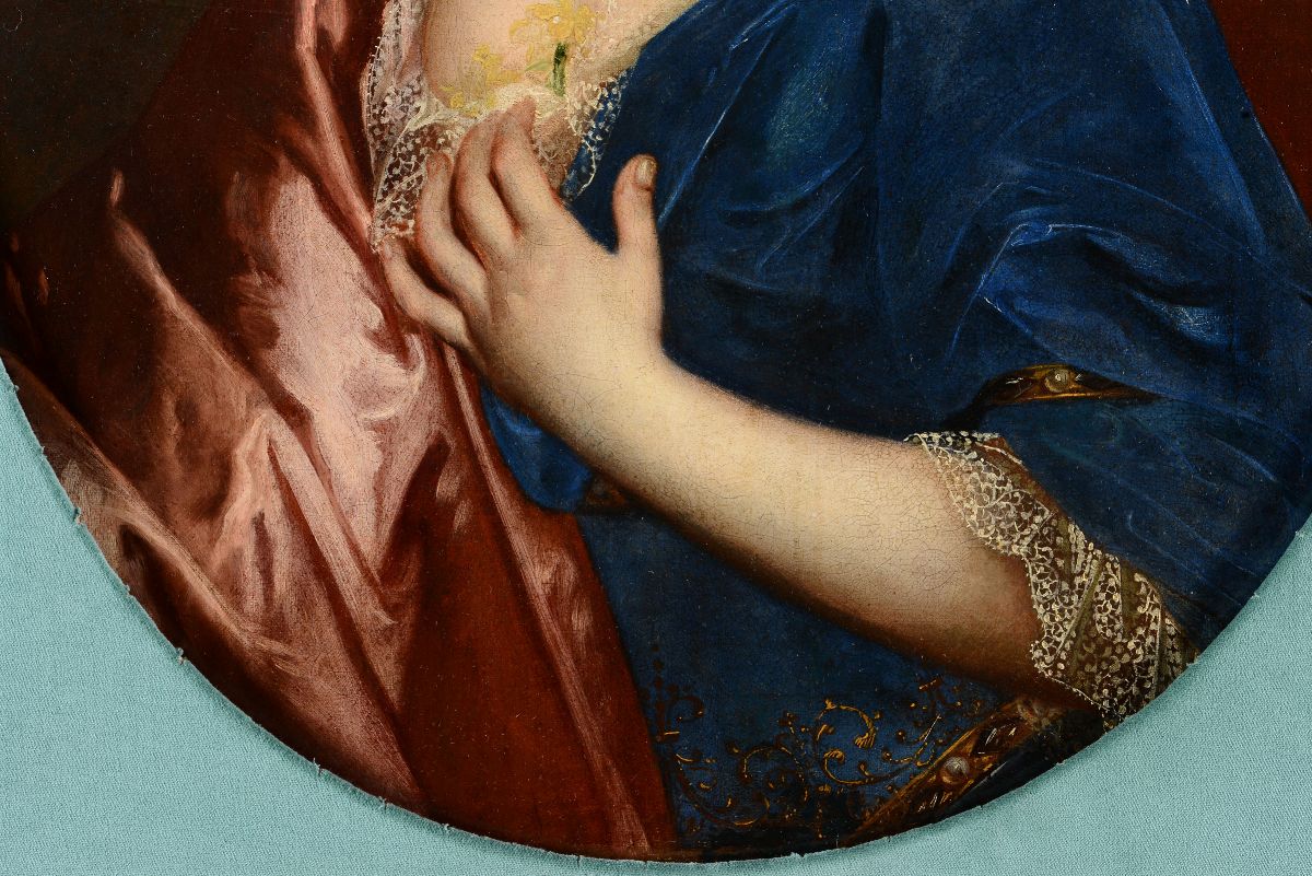 Scuola Francese del XVII-XVIII Secoloritratto di Dama