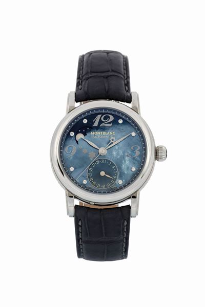 Montblanc, , Automatic, Ref. 7109. Orologio da Polso, in Acciaio, Automatico, Impermeabile, con Q...