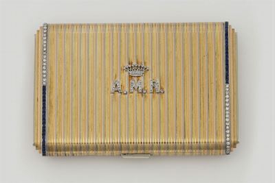 Vanity Case con Diamanti e Zaffiri