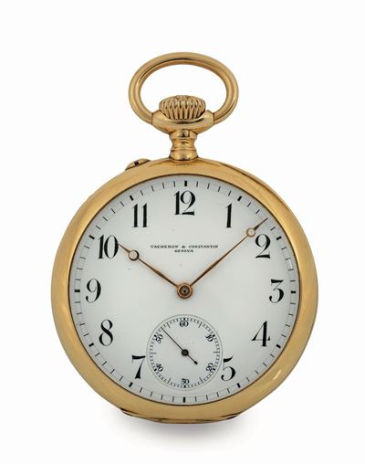 Vacheron&constantin, Geneve, Cassa No. 191064. Orologio da Tasca, in Oro Giallo 18k. Accompagnato...