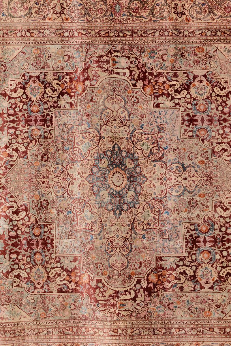 Tappeto Hereke in Seta, Anatolia Fine XIX Secolo