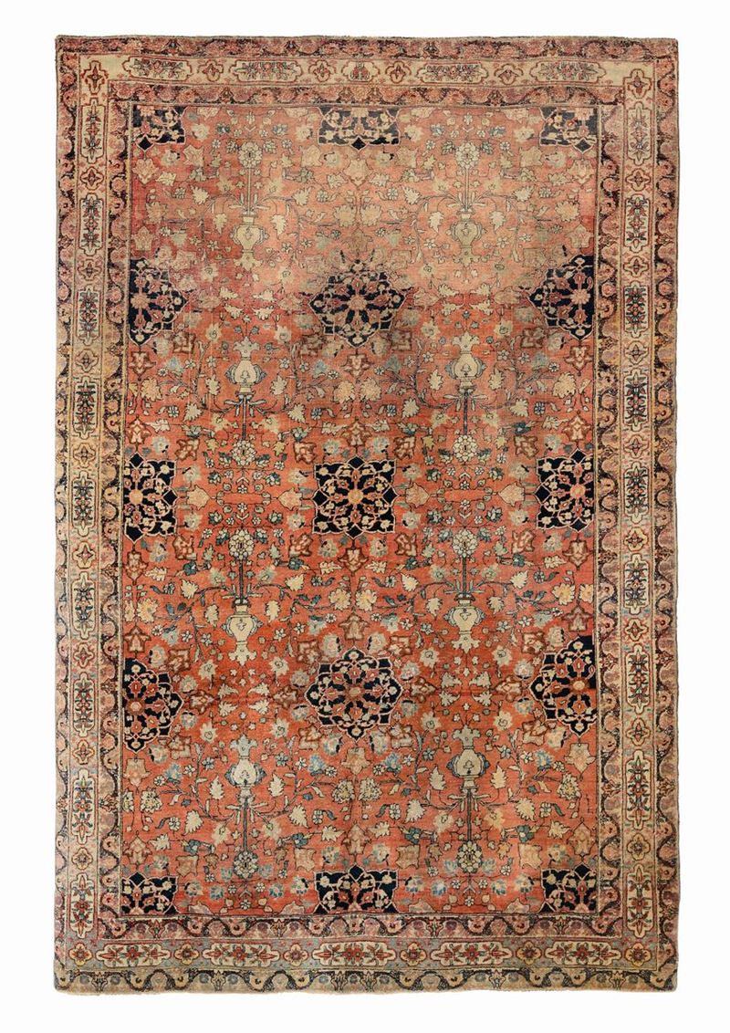 Tappeto persiano Sarouk, fine XIX secolo  - Auction Antique Carpets - Cambi Casa d'Aste