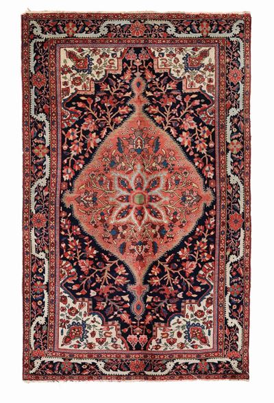 Tappeto Persiano Sarouk Fine XIX Secolo