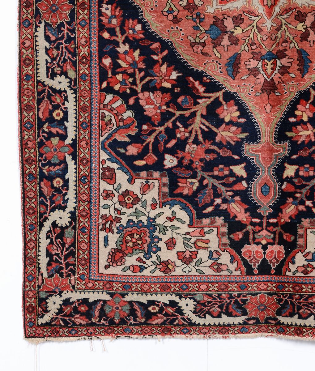Tappeto Persiano Sarouk Fine XIX Secolo