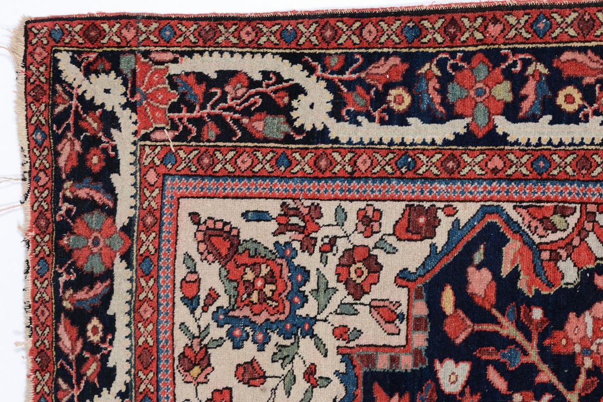 Tappeto Persiano Sarouk Fine XIX Secolo