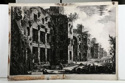 Piranesi,giovanni Battistaveduta degli Avanzi Superiori delle Terme di Diocleziano