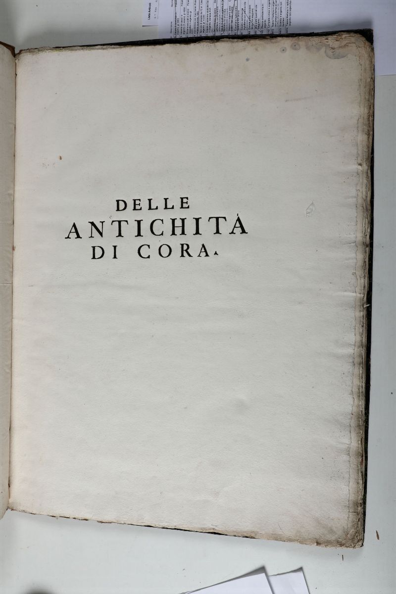 Piranesi, Giovanni Battistaantichità di Cora Descritte ed Incise da Giovambattista Piranesi..