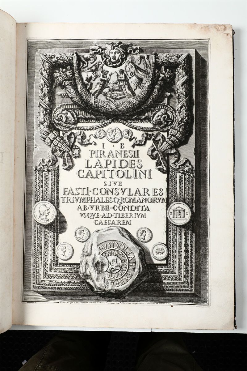 Piranesi,giovanni Battistalapides Capitolini Sive Fasti Consulare..roma,generosi Salomone,1762