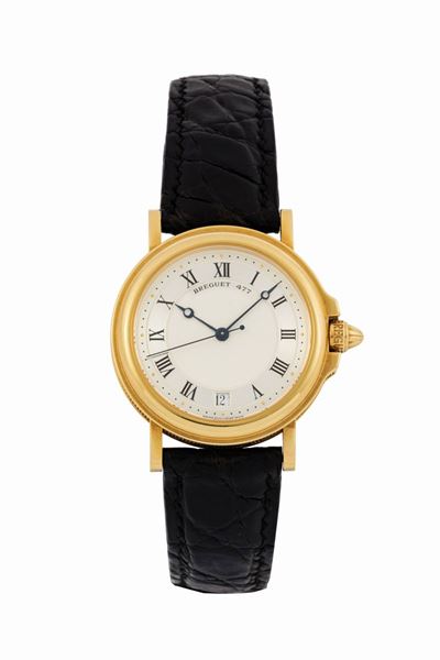 Breguet, Horloger De la Marine, Case No. 4771. Orologio da Polso, Automatico, in Oro Giallo 18k c...