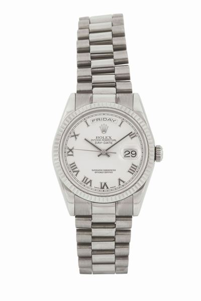 Rolex, Oyster Perpetual, Day Date, Superlative Chronometer Officially Certified, Cassa No. K97482...