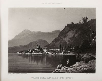 Johann Jakob Falkeisenserie di Acquatinte. Galleria di Varenna sul Lago di Como. Milano 1840-42 e...
