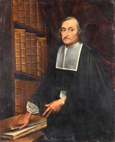 Giovanni Bernardo Carbone (1616-1683)ritratto di Religioso