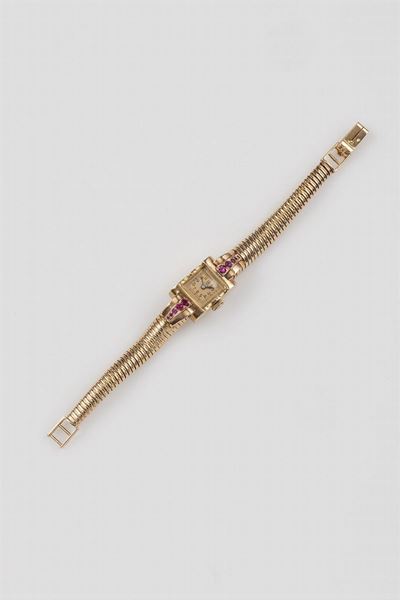 Yrie. Orologio da Polso per Signora con Rubini Sintetici