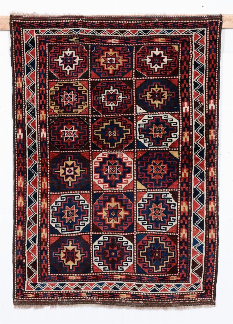 Tappeto Kurdo nord ovest Persia inizio XX secolo  - Auction Carpets - Timed Auction - Cambi Casa d'Aste