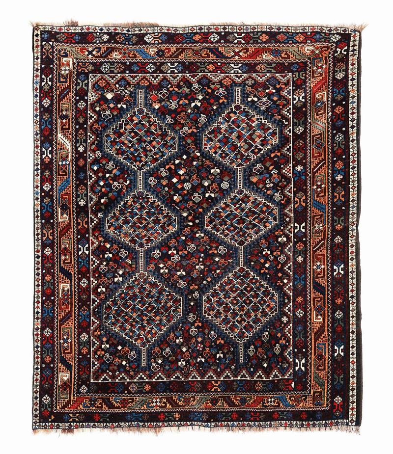 Tappeto Quasquai sud Persia inizio XX secolo  - Auction Antique Carpets - Cambi Casa d'Aste