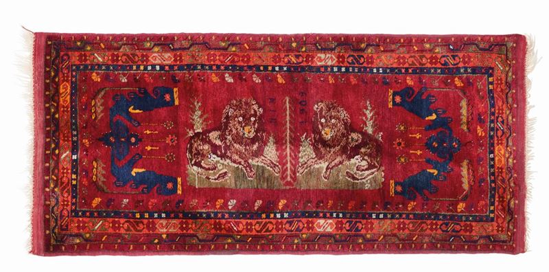 Raro tappeto Gilveri, Anatolia 1903  - Auction Antique Carpets - Cambi Casa d'Aste