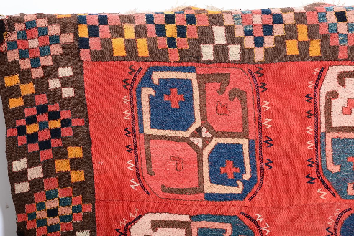 Lakhai Kilim, Uzbekistan, Fine XIX Secolo