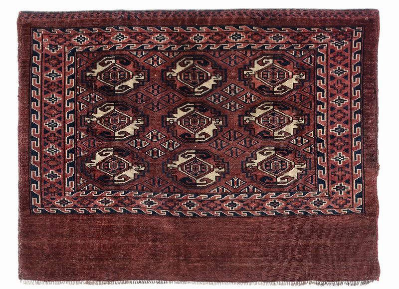 Chuval Yomut,Turkestan occidentale, inizio XX secolo  - Auction Antique Carpets - Cambi Casa d'Aste