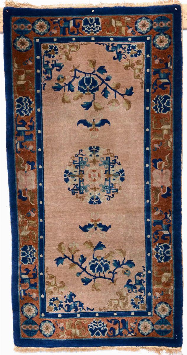 Piccolo tappeto Cina inizio XX secolo  - Auction Carpets - Time Auction - Cambi Casa d'Aste