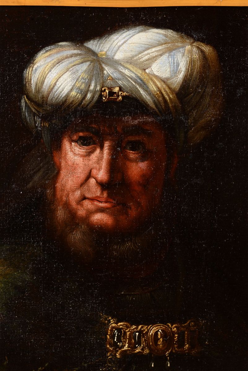 Pietro Bellotti (brescia 1627-1700), Attribuito Aritatto di Re Ozia