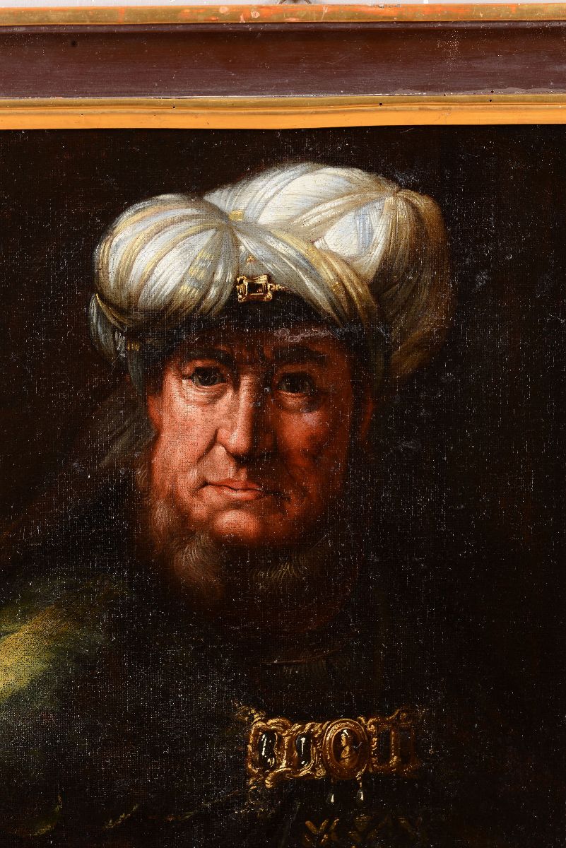Pietro Bellotti (brescia 1627-1700), Attribuito Aritatto di Re Ozia