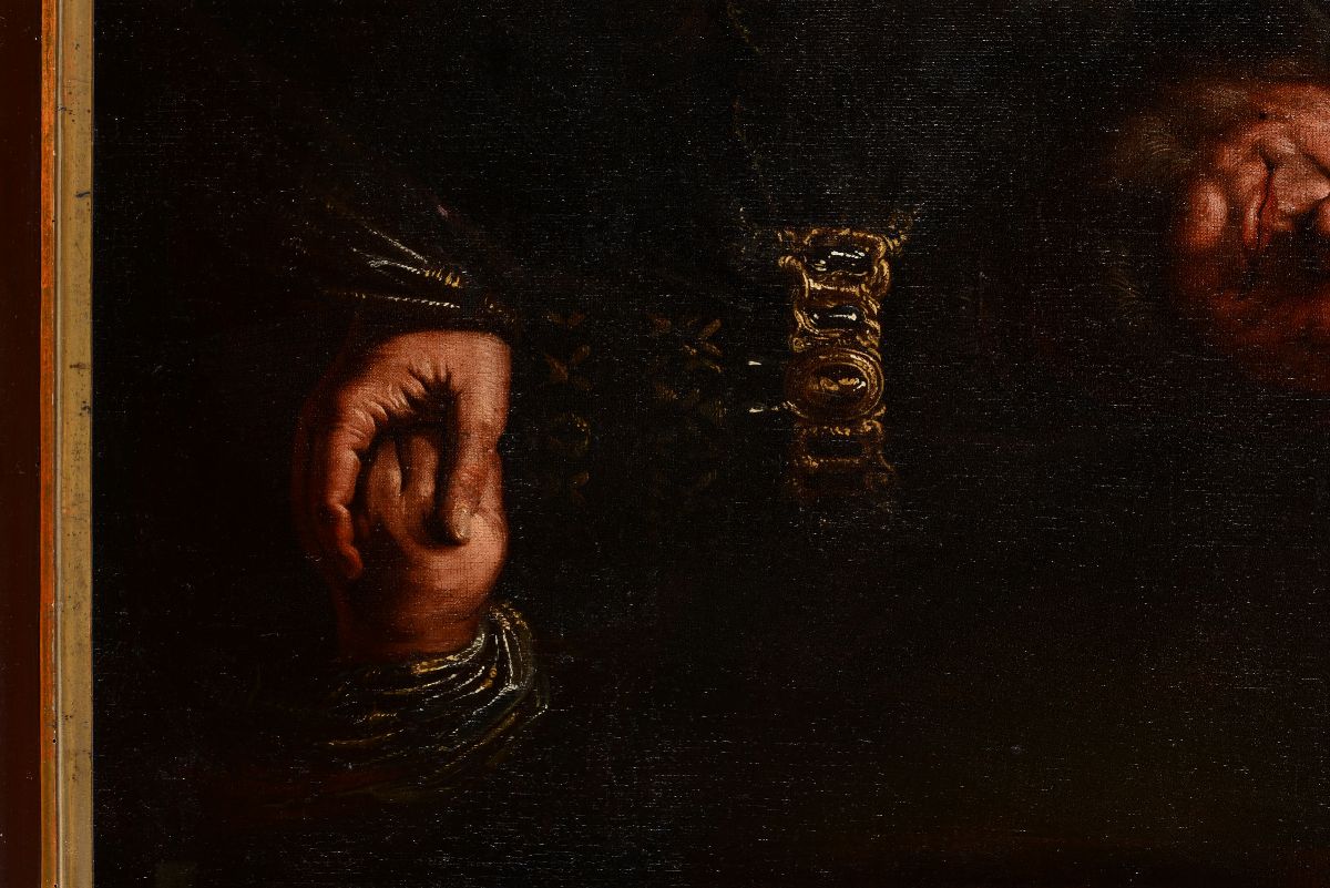Pietro Bellotti (brescia 1627-1700), Attribuito Aritatto di Re Ozia