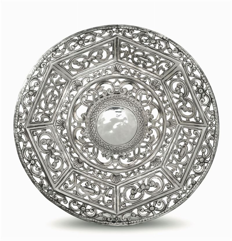 A silver stand, French colonies, likely 17-1800s  - Auction Collectors' Silvers - Cambi Casa d'Aste