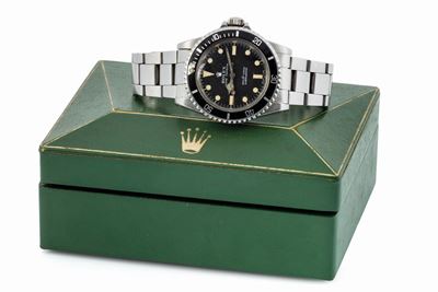 Rolex, Oyster Perpetual, Submariner, 660 Ft = 200 M, Ref. 5513. Orologio da Polso, in Acciaio, Au...