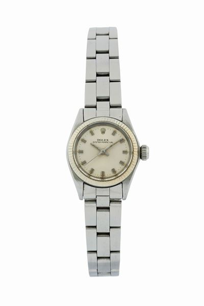 Rolex, Oyster Perpetual Ref. 6619. Orologio da Polso, in Acciaio, Impermeabile con Bracciale Orig...