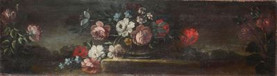 Scuola del XVIII Secolonatura Morta con Vaso di Fiori