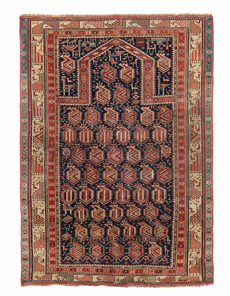 Preghiera Shirvan Marasali, Caucaso fine XIX secolo  - Auction Antique Carpets - Cambi Casa d'Aste