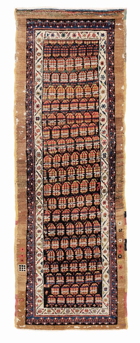 Passatoia Hamadan Caucaso fine XIX inizio XX secolo  - Auction Antique Carpets - Cambi Casa d'Aste